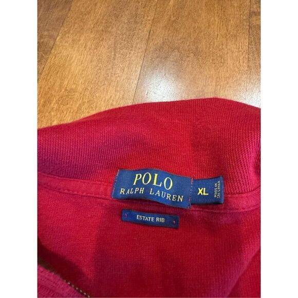 Men’s Polo Ralph Lauren quarter zip sweatshirt size extra large - Picture 3 of 4